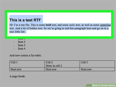 Changing the spacing of your lines is. 3 Ways to Double Space - wikiHow