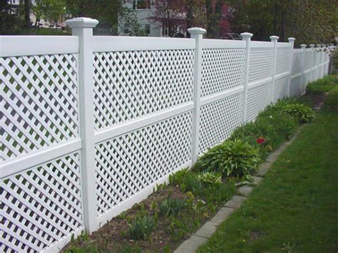 We also supply wood fence in any style, and chain link in quantities for your specific project. How Lattice is Used to Beautify Decks, Fences, Gazebos | Fence design, Privacy fence designs ...