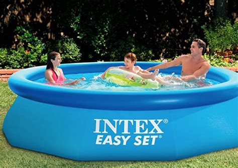 Intex 10′ X 30″ Easy Set Above Ground Inflatable Swimming Pool Just 54