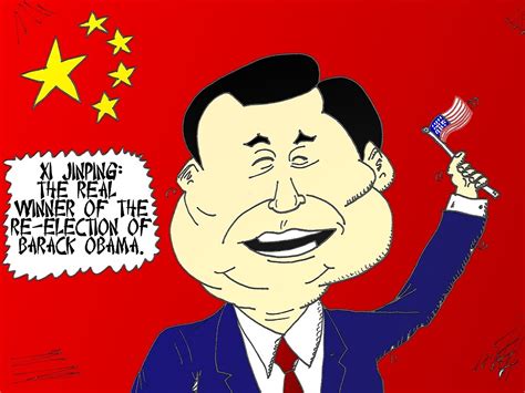 Xi Jinping Political Cartoon By Binary Options Redbubble