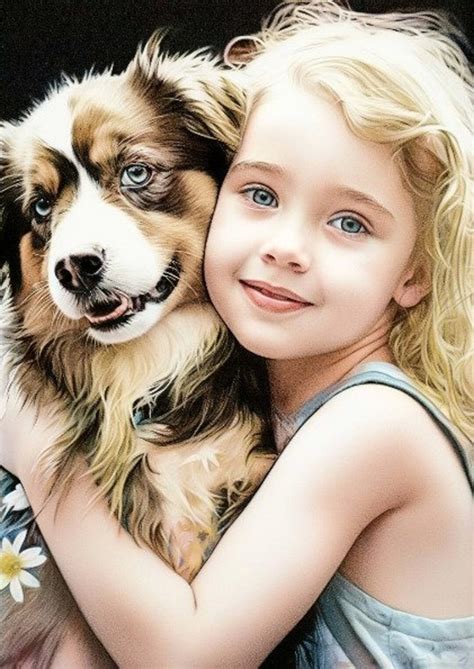 Little Girls And Boys With Cute Dog 25 Coloring Pages Pdf  Etsy