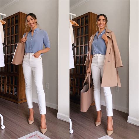 5 Business Casual Outfits For Spring Business Casual Attire Spring Work Outfits Chic