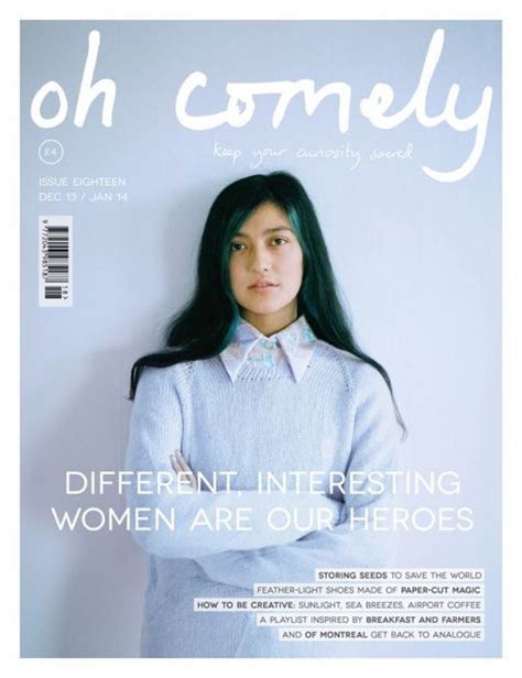 Oh Comely Issue Eighteen Things To Come Magazine Cover Design