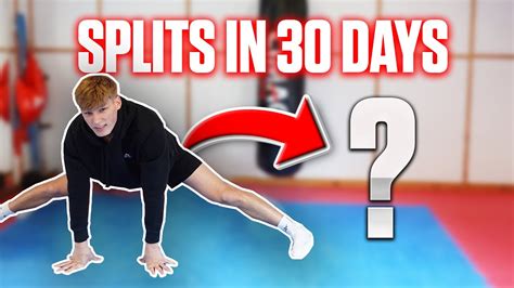 I Tried The 30 Day Splits Challenge Youtube