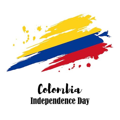 Ilustración Vectorial Para El Día De La Independencia De Colombia