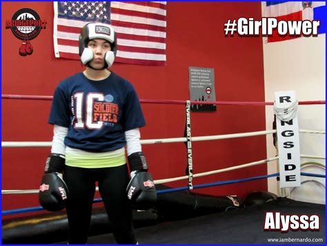 Girlpower Alyssa One Of Our Club Members Getting Ready To Spar In