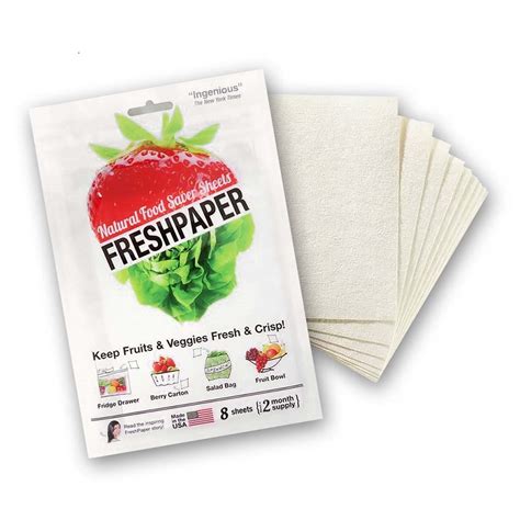 Freshpaper Natural Food Saver Sheets 8 Pack True Hemp Culture Eco Store