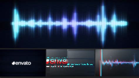 Visualizador De Música Logo Glitch De Neuronfx En Envato Elements