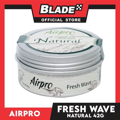 Airpro Air Freshener Organic Can Fresh Wave Natural 42g Bladeph