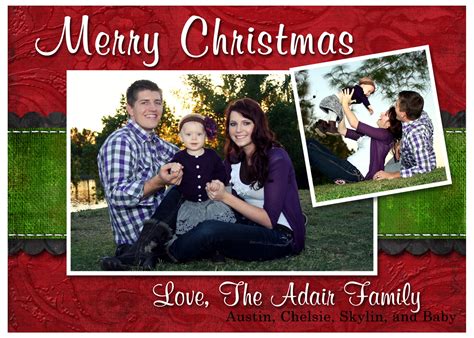 Amaze loved one with unique & custom cards today! Designs By Kassie: Adair Family Christmas Card