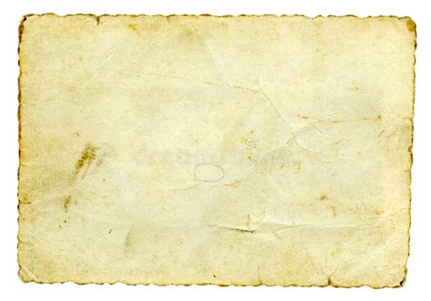 Old Paper Or Blank Pirates Map Isolated With Clipping Path Stock
