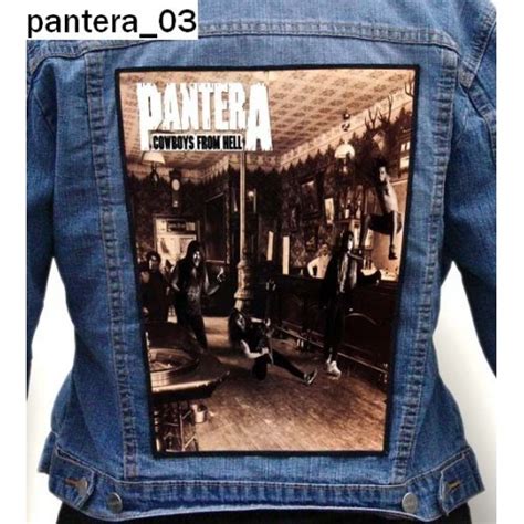 Pantera 03 Photo Quality Printed Back Patch King Of Patches