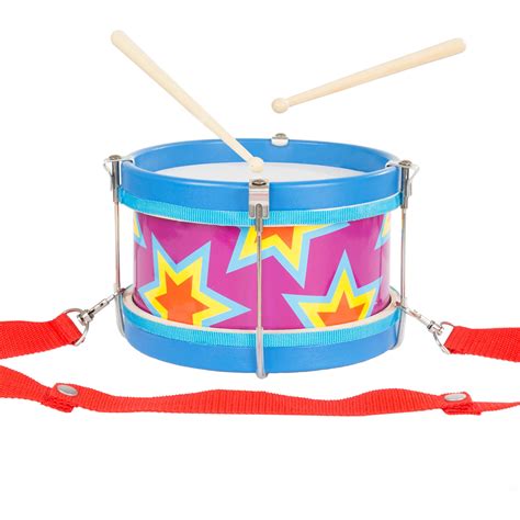 Childrens Toy Snare Marching Drum Set By Hey Play