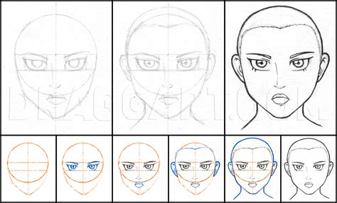 How To Draw Anime Faces In Pencil Step By Step Drawing Guide By