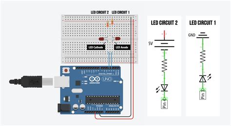 How To Connect Two Sets Of Led Lights Together Using Arduino