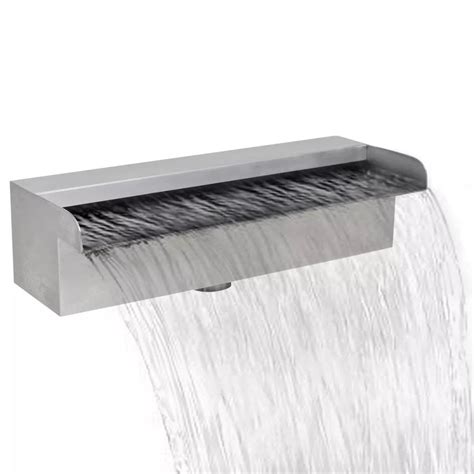 Pond Fountains Pamico Pool Waterfall Fountain Stainless Steel Fountain