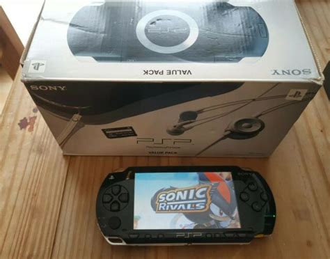 Sony Psp Entertainment Pack 1000 Series Handheld Game Console Black