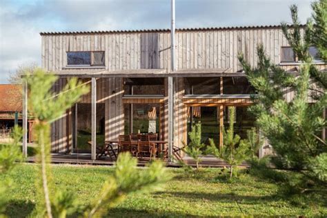 Ecological Wooden Cabin In The German Countryside