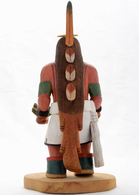 Hopi Red Beard Long Hair Kachina Doll 24241