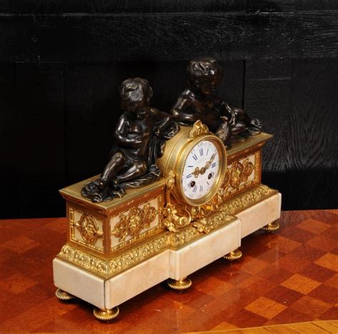 Early Bronze And Ormolu Antique French Clock By Charpentier Of Paris At