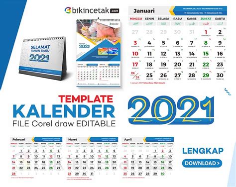 Template Kalender Tanggal Merah 2021 Kalender Jun 2021
