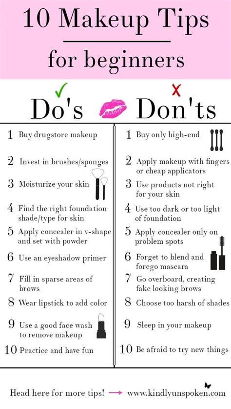 10 Makeup Tips For Beginners Dos And Donts Kindly Unspoken