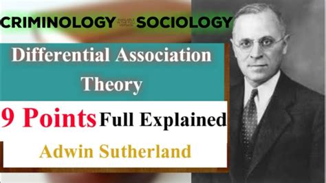 Differential Association Theory Differential Association Theory