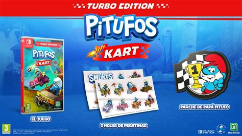 Los Pitufos Kart Ya Est Disponible En Formato F Sico Para Nintendo