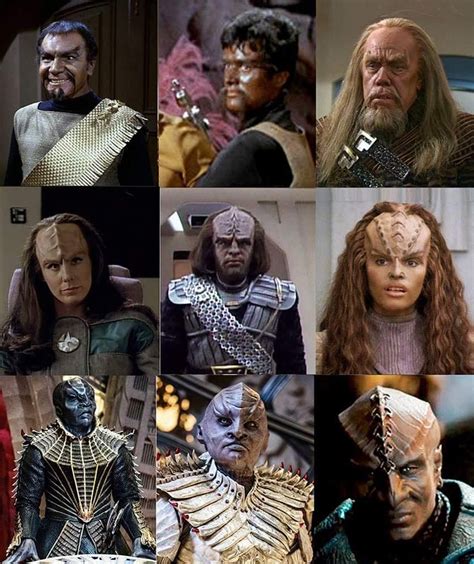️ Many Faces Of Klingons Evolution And Revolution All Together Star