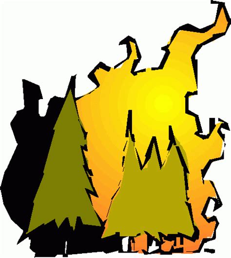 Pencil clipart black and white stock illustrations. Forest Fire Clipart - Cliparts.co