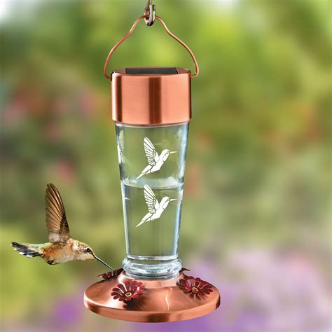 Check spelling or type a new query. Solar Powered Color Changing Hummingbird Feeder | Humming ...