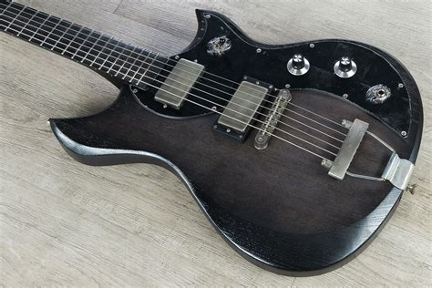 Dunable Cyclops Electric Guitar Maple Fretboard Hard Case Black Burst