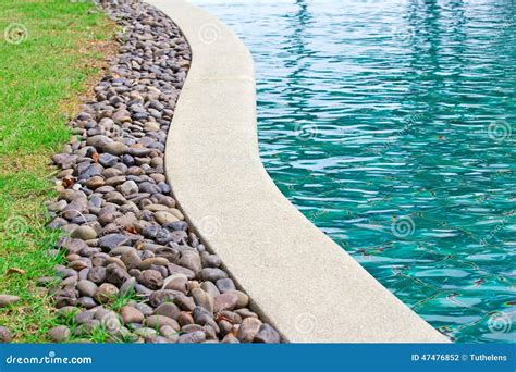 Outdoor Shallow Swimming Pool Stock Photo Image Of Private Secluded