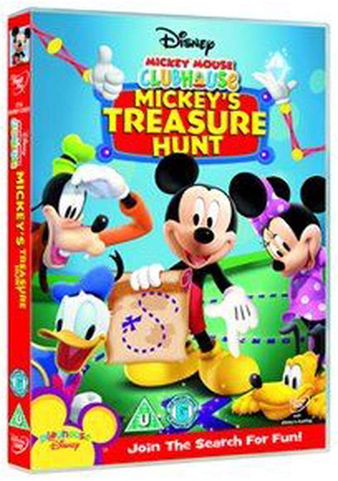 Mickey Mouse Clubhouse Treasure Hunt Dvd Region 2 Free Shipping