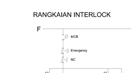 Rangkaian Panel Listrik Kontrol And Utama Rangkaian Interlock 2