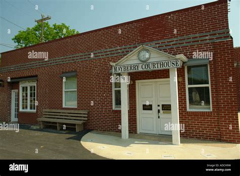 Ajd58751 Mount Airy Nc North Carolina Andy Griffith Show Jail Stock