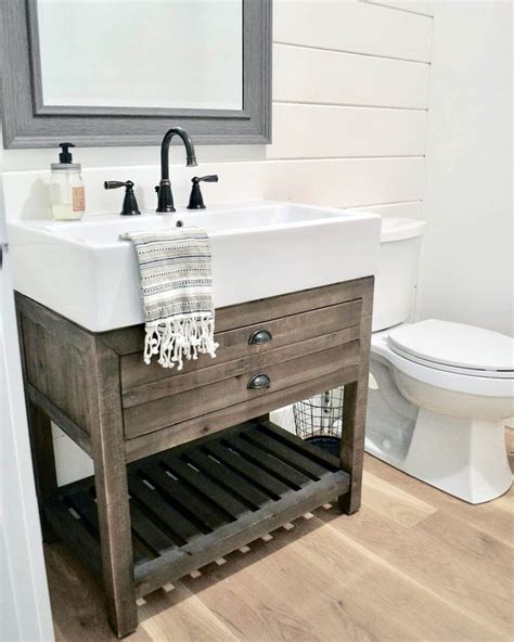 Bring Out The Rustic Charm With Farmhouse Bathroom Vanity Cabinets