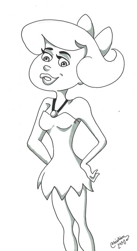 Betty Rubble From The Flintstones By Christian Ashlar All In James