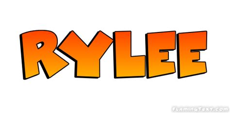 Rylee Logo Herramienta De Diseño De Nombres Gratis De Flaming Text