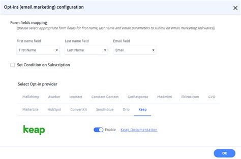 Integrate Keap Add On With Arforms Form Builder Plugin