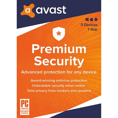 Surf safely & privately with our vpn. Avast Premium Security 2020 AVA-PRE20T12ENK-05 B&H Photo Video