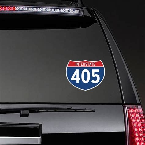 Interstate 405 Sign Sticker