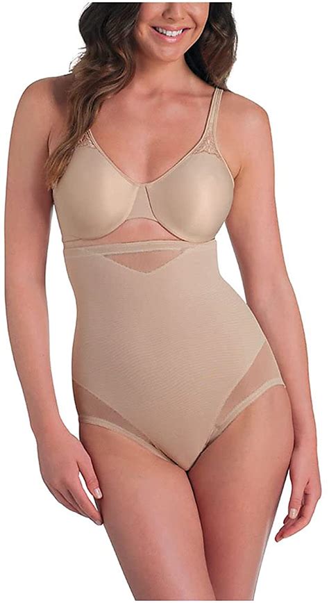 Miraclesuit Shapewear Extra Firm Sexy Sheer Shaping Hi Waist Brief