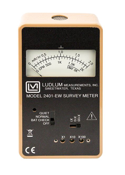 Model 2401 Ew End Window Gm Pocket Size Survey Meter Ludlum