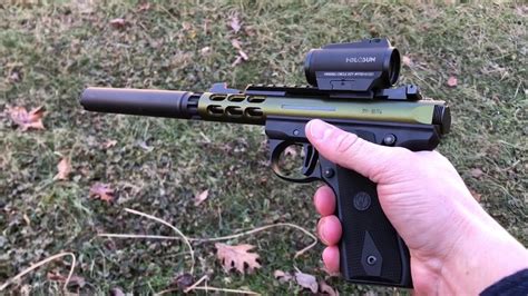 Shooting A Suppressed Ruger 2245 Lite With A Silencerco Spectre Ii And