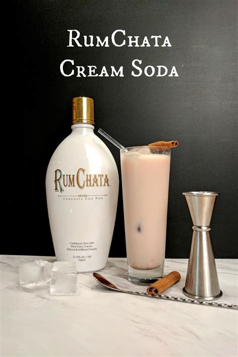 Rumchata is a blend of rum, cream, cinnamon, vanilla, and sugar. RumChata Cream Soda • A Bar Above