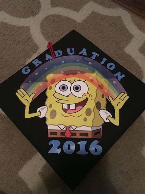 Spongebob Inspired Graduation Caps So You Are Ready To Walk