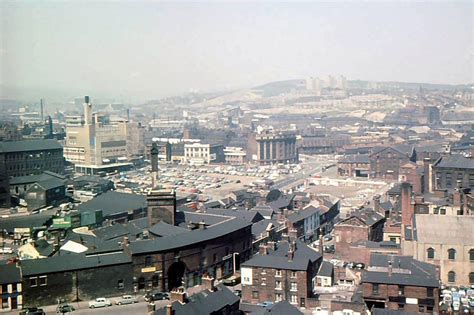 View Of Sheffield City Centre From Park Hill Circa 1960 Sheffield