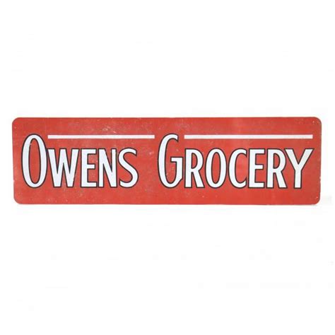 Vintage North Carolina Grocery Store Sign Lot 495 The October