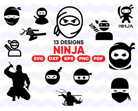 Ninja Svg Bundle Ninja Svg File For Cricut Chinese Star